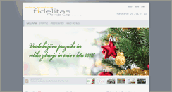 Desktop Screenshot of fidelitas.si