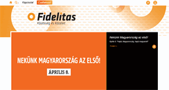 Desktop Screenshot of fidelitas.hu
