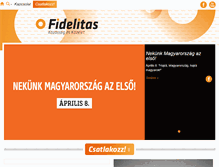 Tablet Screenshot of fidelitas.hu