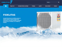 Tablet Screenshot of fidelitas.ro